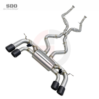Système d'échappement Catback en acier inoxydable SDO pour BMW X5M X6M E70 E71 4.4TT V8 2009-2014, soupape électronique de performance