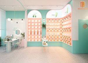 ตู้โชว์ชั้นนำของร้านขายยาในคลินิกแบบตะวันตกไฟ LED ปรับแต่งได้ตามต้องการ - Product Image 4