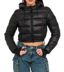 100% Polyester léger coton à capuche coupe-vent respirant écologique doudoune pour femmes hommes de haute qualité régulière - Product Image 6