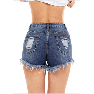 Shorts de Mezclilla Cortos de Cintura Media Ajustados para Mujer, Estilo Y2K, Ropa de Calle Sexy de Verano, Vintage Lavado - Product Image 6