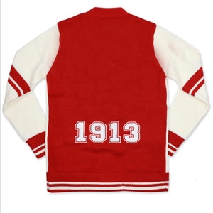 Logo personnalisé pour l'université Chenille Pulls & Cardigans Patchwork Sororités Cardigans - Product Image 2