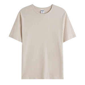 T-shirt pour homme à manches courtes, col rond, coupe classique, imprimé, tricoté, anti-rétrécissement, de haute qualité, 190g - Product Image 5