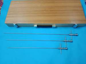 ชุดเครื่องมือผ่าตัดระบบประสาทแบบ Shunt Passer ขนาดเล็ก กลาง ใหญ่ ความยาวต่างๆ  แบบใช้มือ 3 ชิ้น ได้รับการรับรองมาตรฐาน CE ISO 13485 ผลิตจากสแตนเลส Pentax - Product Image 6