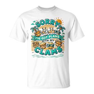 Lo siento, tengo planes con mis Clams, camiseta promocional personalizable - Product Image 1