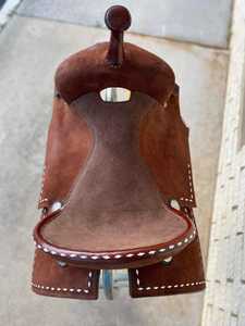 Selle de baril d'huile légère de haute qualité selle d'équitation occidentale selle de dressage western pour chevaux cavalier Portable - Product Image 3