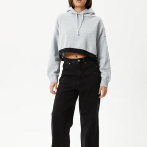 เสื้อฮู้ดดีไซน์ใหม่ โลโก้สั่งทำ สำหรับผู้หญิง รุ่นหลวม แขนยาว แฟชั่น เสื้อฮู้ดครอปท็อป - Product Image 4