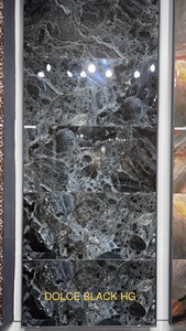 กระเบื้องพอร์ซเลนลายหินอ่อนสีขาวเคลือบเงาคุณภาพสูงขนาด 600*1200 มม. สไตล์โมเดิร์นยุโรปจากอินเดีย - Product Image 2