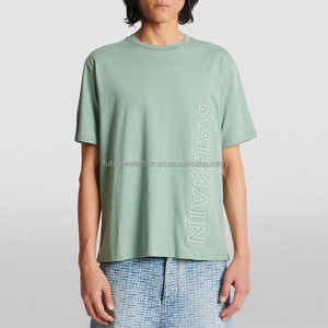 Camiseta personalizada de algodón orgánico pesado de alta calidad para hombre, camiseta unisex con diseño de hombros caídos, Camiseta con estampado en relieve 3D - Product Image 1