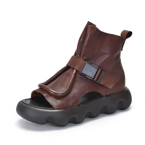 Mocassins décontractés à semelle épaisse pour hommes, chaussures à plateforme à enfiler pour le bureau, le quotidien et les tenues tendance, chaussures robustes - Product Image 4