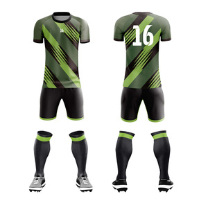 Uniforme de football professionnel Ensemble de maillots de football à impression par sublimation pour hommes Vêtements de sport d'équipe Logo personnalisé Conceptions OEM - Product Image 5