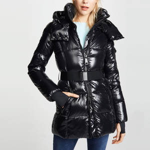 Veste matelassée pour femme de qualité supérieure, brillante, confortable, chaude, respirante, d'hiver, réversible, pour l'extérieur - Product Image 6