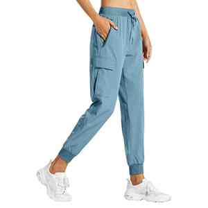 Women's 2025 Spring Sports Casual <b>Jogger</b> Pants Solid Color Quick Drying Gym Workwear Slow Running Hiking Pants - Product Image 1
