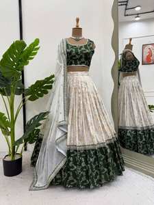 Lehenga choli ผ้า Georgette สำหรับสุภาพสตรีผ้า Georgette ลายพิมพ์ดิจิตอลสำหรับงานปาร์ตี้ผลิตในอินเดีย - Product Image 3
