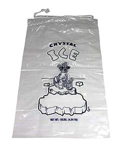Factory Custom Printed Clear 5lbs 8lb 10lb 15lb 20lb Pe Plastic Bag <b>Freezer</b> Keeper Ice Cube Packaging Bags for Packing Ice Cubes - Product Image 2