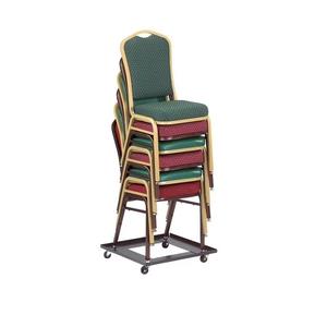 <b>Industrial</b> Strength Flat Bed Chair Cart with Non-Slip Platform and Swivel <b>Casters</b> for Conference Rooms Available for Best Price - Product Image 3