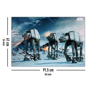 Affiche sur toile Star Wars AT-AT Fighter de style moderne pour décoration murale - Product Image 2
