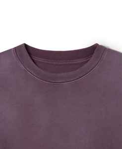 T-shirts vintage pour hommes en coton 100% de qualité supérieure, imprimés, avec logo personnalisé brodé, anti-boulochage, délavés au soleil, foncés - Product Image 3