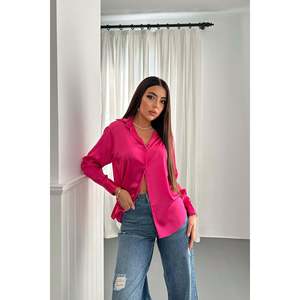 <span class=keywords><strong>Camisa</strong></span> de Satén <span class=keywords><strong>Fucsia</strong></span> - <span class=keywords><strong>Fucsia</strong></span> - Product Image 1