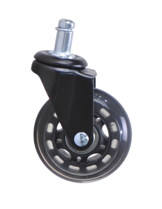ROUES ROBUSTES LISSES ET SILENCIEUSES ROBUSTES ROULETTES 2.5 "EN PU - Product Image 1