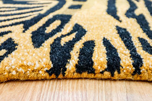 Tapis en coton tufté de laine personnalisé de haute qualité pour cuisine salle de bain salon antidérapant exporté d'Inde - Product Image 3