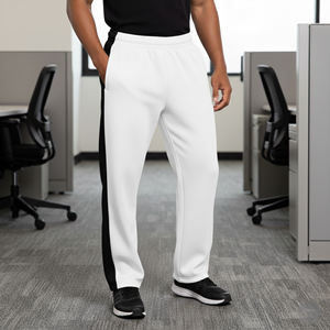 Pantalones Deportivos Personalizados al por Mayor con Logotipo Bordado, 100% Algodón, Lona Lavada, Casuales, Transpirables, de Dos Tonos, Estilo Hip Hop para Hombre - Product Image 6