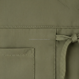 Modern Unisex V-Neck Lightweight Knitted Medical Nursing <b>Scrub</b> <b>Set</b> OEM Custom Healthcare Uniform - Product Image 5