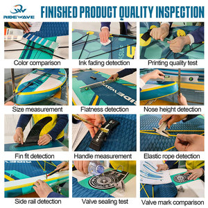 RIDEWAVE Planche à pagaie <span class=keywords><strong>gonflable</strong></span> SUP la plus vendue 10'6 11' 11'6 Planche à pagaie tout terrain pour sports nautiques Jeux aquatiques Surf - Product Image 4
