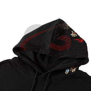 Sudadera con capucha bordada precio calidad al por mayor Sudadera con capucha bordada de alta calidad hombres Sudadera con capucha bordada personalizada de gran tamaño hombres - Product Image 2