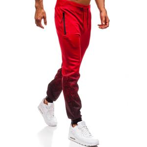 Pantalon de jogging décontracté pour homme Mockup Corporation, coupe régulière, respirant, en toile, taille élastique, poids moyen 100g, mélange polyester/coton, hiver - Product Image 5