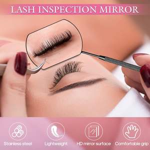 Lash <b>Mirror</b> for Eyelash Extension Detachable Stainless Steel Eyelash Makeup <b>Mirror</b> Eyelash Extensions Accessories by Vaslcare - Product Image 2