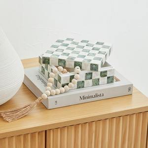 Handicafted Mother of Pearl <b>Storage</b> <b>Box</b> Capiz Shell Mosaic <b>Decorative</b> Organizer Luxury Home Decor <b>Box</b> - Product Image 6
