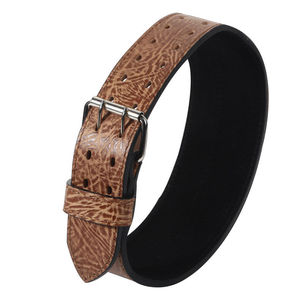 เข็มขัดพยุงเอวหนังวัวแบบปรับได้สำหรับยิมหมอบพร้อมฟังก์ชั่นป้องกัน - Product Image 4