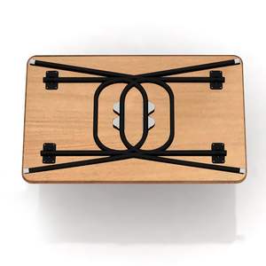 Table en métal élégante avec cadre en acier thermolaqué pour la décoration de la maison et des restaurants - Product Image 3