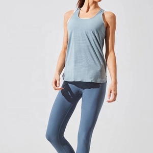 เสื้อกล้ามสำหรับออกกำลังกายในยิมของผู้หญิงเสื้อแขนกุดผ้าฝ้ายสีพื้นระบายอากาศได้ตามต้องการฤดูร้อน - Product Image 1