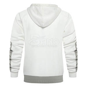 Venta caliente de alta calidad de los hombres de ropa informal de manga larga de color sólido chándal para adultos con el logotipo impreso para el invierno - Product Image 4