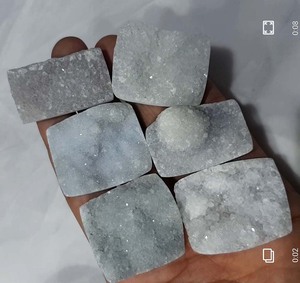 Piedra preciosa en forma de corazón Druzy del desierto de tamaño libre natural para mujer, fabricación de joyas, piedra natal de agosto, joyería espinal para regalo de mujer - Product Image 2