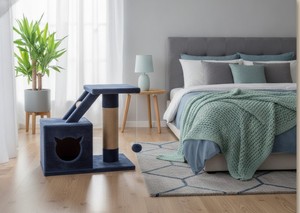 เสาข่วนเล็บคุณภาพสูง Amistar Sea Breeze สำหรับแมวทุกสายพันธุ์และทุกขนาด - Product Image 4
