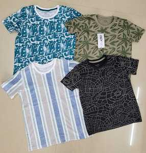 T-shirts imprimés pour garçons de qualité supérieure Denim respirant à séchage rapide pour 3 à 8 ans avec motifs de dessins animés mignons - Product Image 2