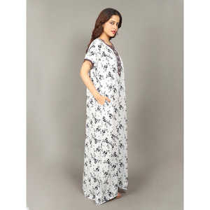 Camisón Largo de Viscosa Liva para Mujer Evolve, Súper Suave y Cómodo, con Cintura Elástica y Cierre con Cordón, Talla Única XL, Suministro ODM - Product Image 2