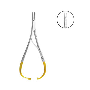 Surgical Top Grade Mathieu Needle Holder Ligature <b>Elastic</b> Placing Plier High Quality <b>Orthodontics</b> Pliers Metal Machinery Lore - Product Image 1