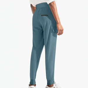 Pantalones pitillo de mujer de alta calidad Nuevo diseño Cintura alta Estampado plano Otoño Oxford Deportivo Flaco Bajo MOQ Venta al por mayor Mejor precio hecho - Product Image 4