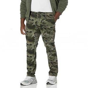 กางเกงคาร์โก้ของผู้ชายผ้าแคนวาสแบบปรับแต่งได้เสื้อผ้าลำลองน้ำหนักเบาระบายอากาศขนาดกลางเอวตรงปรับแต่งได้ - Product Image 1