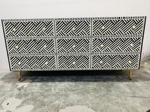 ลิ้นชักแบบฝังลายกระดูกที่สวยงามสำหรับตกแต่งห้องนั่งเล่นทำมือสำหรับแขกห้องเฟอร์นิเจอร์หรูหราการตกแต่งภายในบ้านที่ทันสมัย - Product Image 5