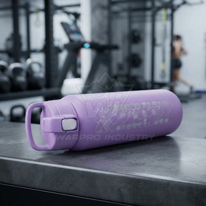 Bouteille de sport écologique personnalisée, en plastique durable, anti-fuite, isolation thermique, design ergonomique pour les athlètes, entraînement en salle de sport - Product Image 5