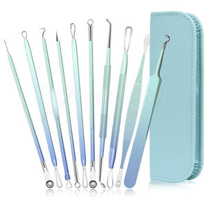 ชุดกำจัดสิวหัวดำและสิวบนใบหน้าพร้อมเครื่องมือสแตนเลสและตัวเลือกโลโก้สำหรับแบรนด์ดูแลผิว - Product Image 1