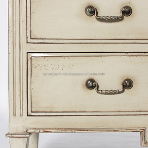 7207 Series <b>Dressing</b> <b>Table</b> Made Of Mahogany Wood Elegant Design With Glass Mirror And 5 Drawers Sold At Wholesale Price - Product Image 6