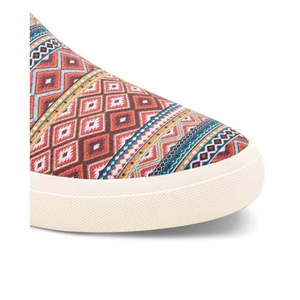 Sneakers Slip-On da Uomo Sun + Stone con Stampa Geo, Traspiranti e Leggere, Suola in Gomma EVA, per Estate e Primavera, Taglia 10.5M, Rosso - Product Image 3