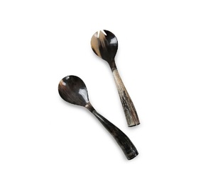 Juego de cubiertos de diseño negro real, herramientas múltiples, esparcidor de bocina, la mejor vajilla, diseño de acabado personalizado disponible - Product Image 2