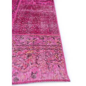 Alfombras de Lana Anudadas a Mano Provenance, Diseño Clásico de Parches Rosa y Morado para Decoración de Sala de Estar, Rectangulares de 9x12 Pulgadas para Pasillo - Product Image 4