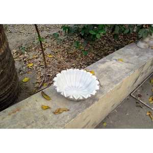 Bol à fleurs en marbre de 16 pouces (40 cm) Article décoratif - Product Image 6